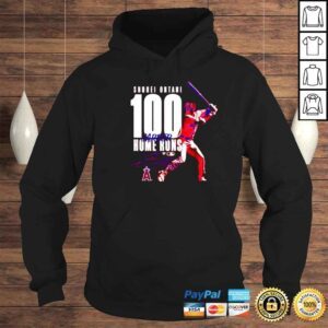 Hoodie Shohei Ohtani Los Angeles Angels 100th Career Home Run shirt