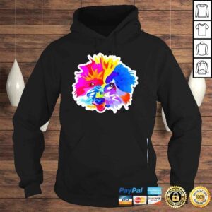 Hoodie Small hairy and colorful dog shirt