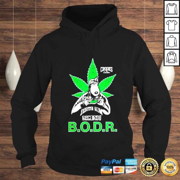 Snoop Dogg Bodr Crooks Green Weed shirt - Image 4