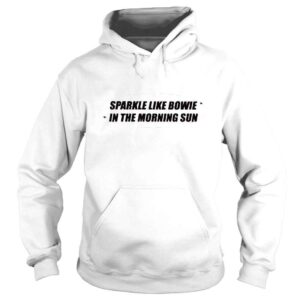 Hoodie Sparkle like bowie in the morning sun shirt