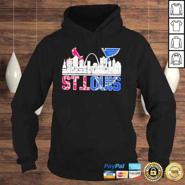 St Louis Blues St Louis Cardinals City Shirt - Image 4