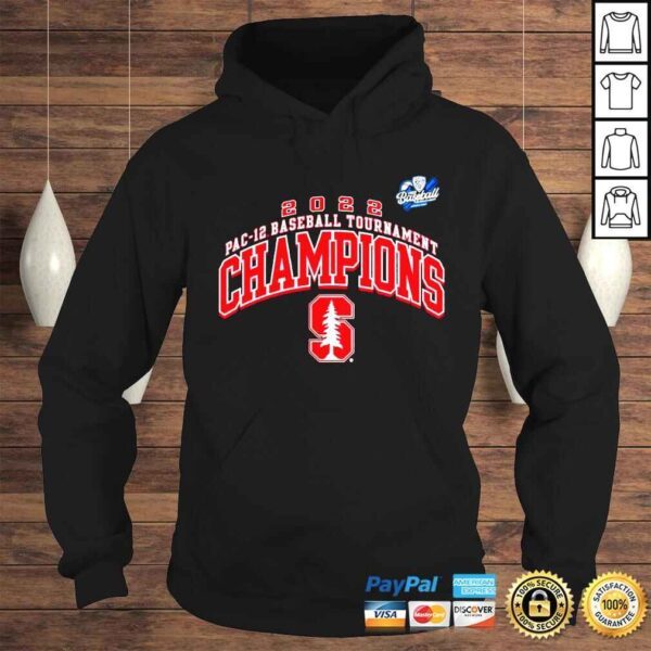 Stanford Cardinal 2022 PAC12 Baseball Conference Tournament Champions Tshirt - Image 4