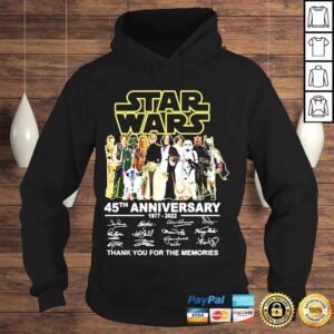 Hoodie Star War 45th Anniversary Thank You For The Memories Shirt