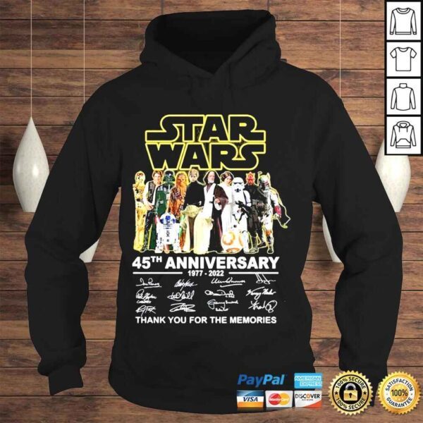 Star War 45th Anniversary Thank You For The Memories Shirt - Image 4