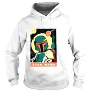 Hoodie Star Wars Boba Fett Vintage Trading Card 77 Graphic Shirt