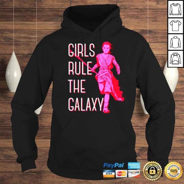 Star Wars Episode 7 Rey Girls Rule The Galaxy Shirt - Image 4