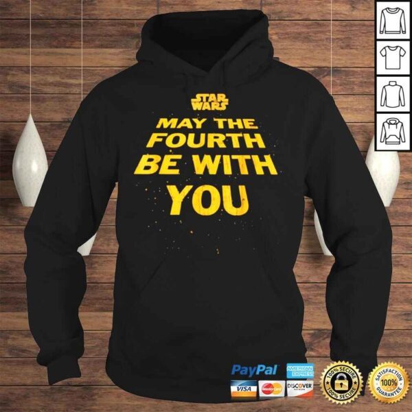 Star Wars May The Fourth Be With You Tilted Logo Poster T Shirt - Image 4