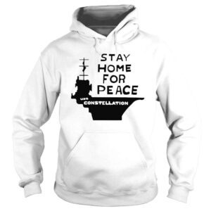 Hoodie Stay Home For Peace Joan Baez shirt