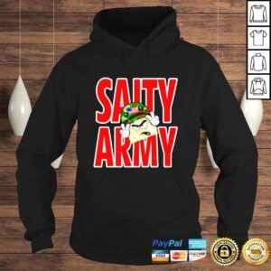 Hoodie Steph Anie Saity Army shirt