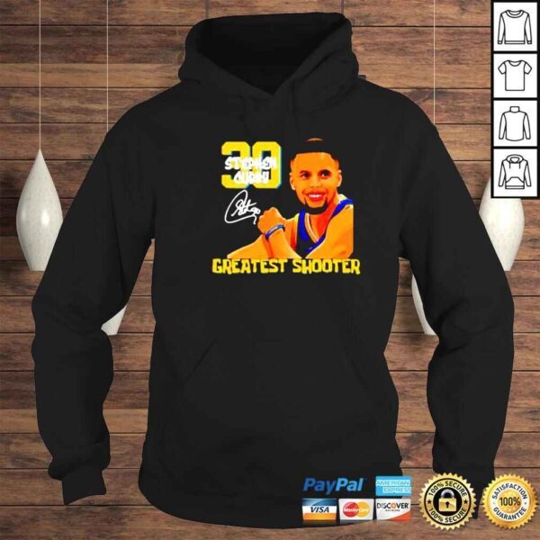 Stephen Curry 30 greatest shooter signature basketball shirt - Image 4