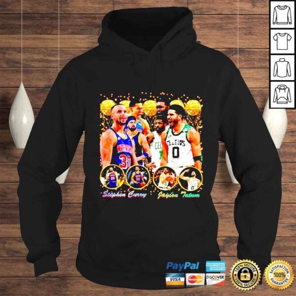 Stephen Curry X Jayson Tatum Golden State Warriors Vs Boston Celtics shirt - Image 4