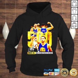 Hoodie Stephen Curry made 3s most in NBA playoff history shirt