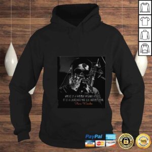 Hoodie Stevie wonder quote shirt