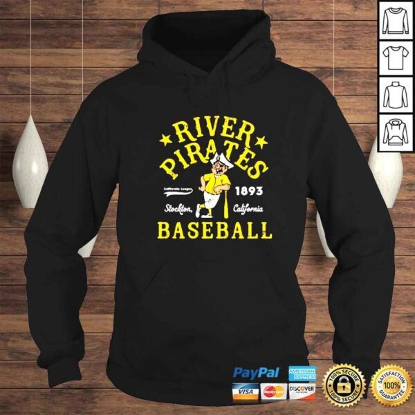 Stockton River Pirates California Minor League Baseball Shirt - Image 4