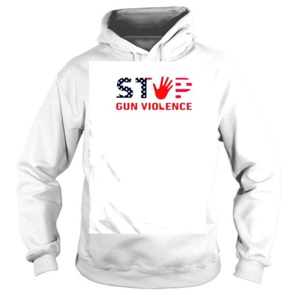 Stop Gun Violence America Flag shirt - Image 4