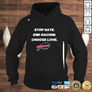 Hoodie Stop Hate End Racism Choose Love Shirt