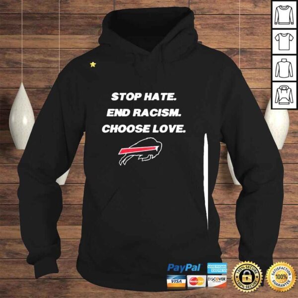 Stop Hate End Racism Choose Love Shirt - Image 4