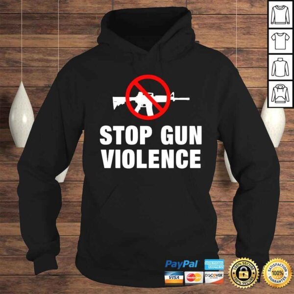 Stop gun violence shirt - Image 4