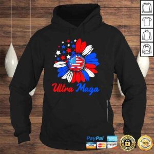 Hoodie Sunflower American flag we the people ultra maga patriotic shirt