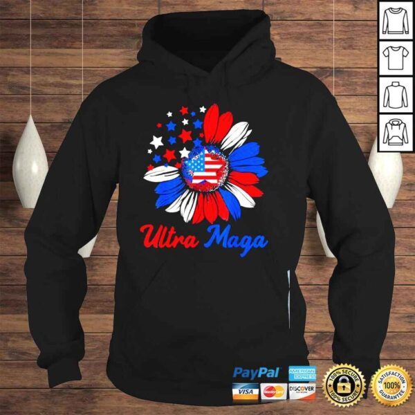 Sunflower American flag we the people ultra maga patriotic shirt - Image 4