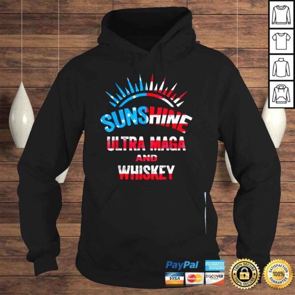 Sunshine ultra maga whiskey lover us flag shirt - Image 4