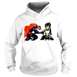 Hoodie Super Man Armwrestling Vegeta shirt