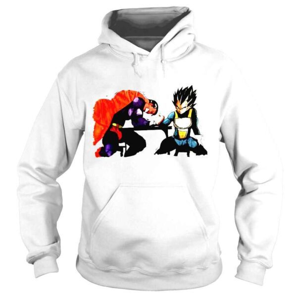 Super Man Armwrestling Vegeta shirt - Image 4