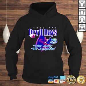 Hoodie Tampa Bay Devil Rays too hot to handle shirt