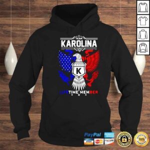 Hoodie Team Karolina life time member shirt