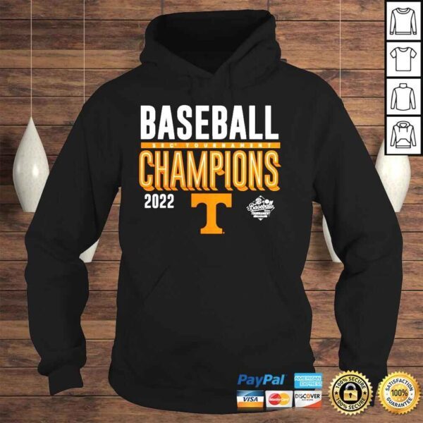 Tennessee Volunteers 2022 SEC Baseball Conference Tournament Champions shirt - Image 4