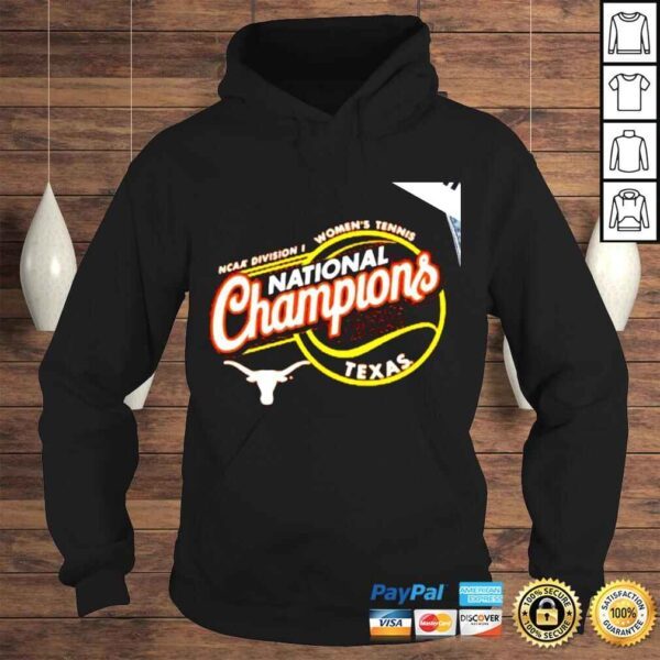 Texas Longhorns NCAA Division I Womens Tennis National Champions 2022 shirt - Image 4