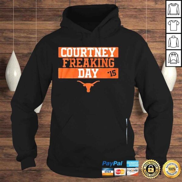 Texas softball courtney freaking day shirt - Image 4