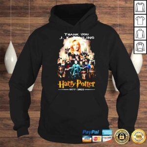 Hoodie Thank You JK Rowling Harry Potter 19772022 Signatures Shirt