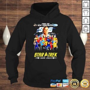 Hoodie Thank you Gene Roddenberry Star Trek 1966 2022 signatures shirt