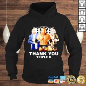 Hoodie Thank you Triple H signature shirt