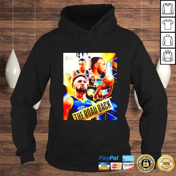 The 2022 Basketball Finals Golden State Warriors Team The Road Back shirt - Image 4