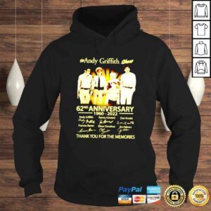 Hoodie The Andy Griffith show 62nd Anniversary 1960 2022 signatures shirt