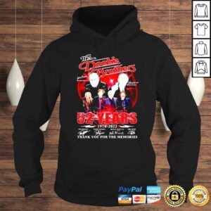 Hoodie The Doobie Brothers 52 years 1970 2022 thank you for the memories shirt