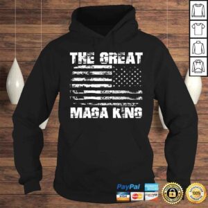 Hoodie The Great Maga King Trump american flag shirt