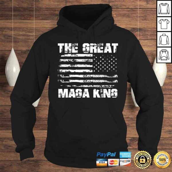 The Great Maga King Trump american flag shirt - Image 4