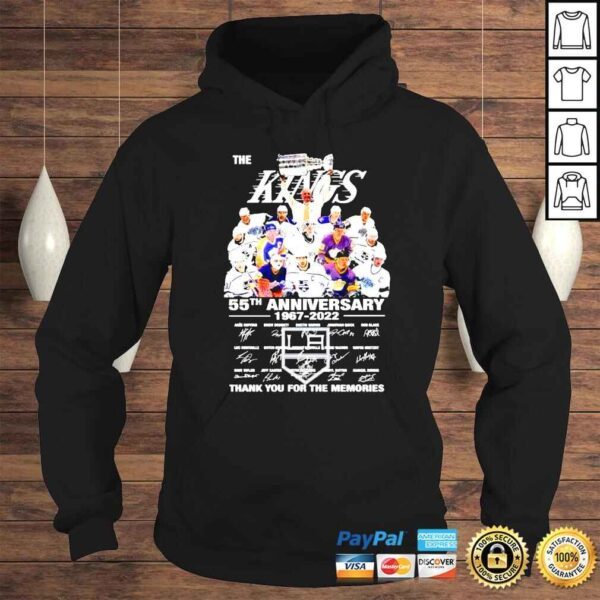 The Kings 55th anniversary 1967 2022 thank you for the memories shirt - Image 4