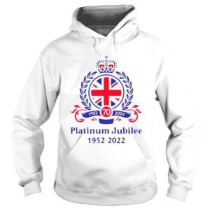 Hoodie The Queens Platinum Jubilee 19522022 Queen Elizabeth II Celebration 70 Years TShirt