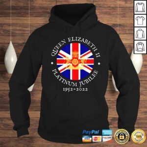 Hoodie The Queens Platinum Jubilee 70 Years 19522022 Celebration British Monarch Queen Elizabeth II TShirt