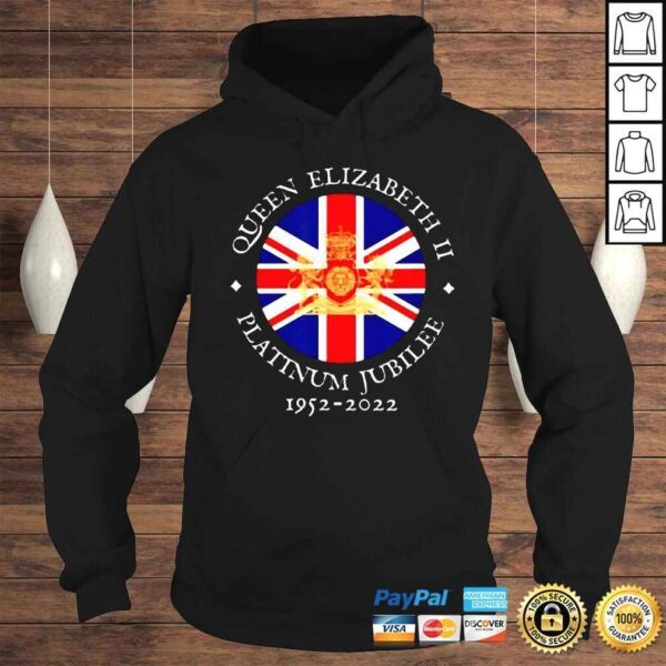 The Queen’s Platinum Jubilee 70 Years 19522022 Celebration British Monarch Queen Elizabeth II TShirt - Image 4