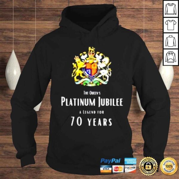 The Queens Platinum Jubilee A Legend For 70 Years shirt - Image 4