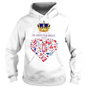 Hoodie The Queens Platinum Jubilee Queen Elizabeths Platinum Jubilee TShirt