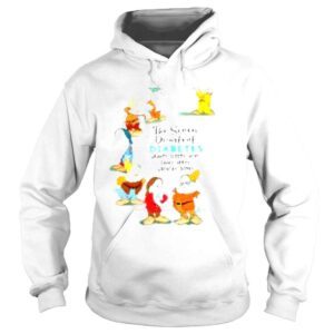 Hoodie The Seven Dwarfs Of Diabetes Grumpy Sleepy Achy Shaky Nervy Grouchy Dopey shirt