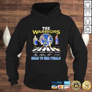 Hoodie The Warriors Stephen Curry Draymond Green Klay Thompson And Kevin Durant Road To NBA Finals Signatures Shirt