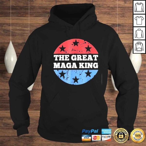 The great maga king conservative us flag shirt - Image 4