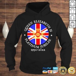 Hoodie The queens platinum jubilee 70 years 19522022 celebration british monarch queen elizabeth iI shirt